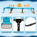 Set of 2 Folding Face Down Tanning Chair with Face Hole 3 Removable Pillows by DirectDeals