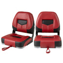 Set of 2 Folding Low Back Fishing Boat Seat