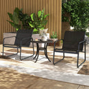 Aluminum Patio Side Tables Set of 2 with Adjustable Feet by LJGDeals