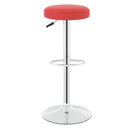 Height Adjustable Swivel Bar Stool Set of 2 - Red by LJGDeals