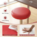 Height Adjustable Swivel Bar Stool Set of 2 - Red by LJGDeals