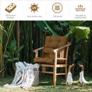 High Back Chair Cushion Set with Adjustable Height (2-Pack) by DirectDeals