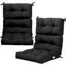High Back Chair Cushion Set with Adjustable Height (2-Pack) by DirectDeals