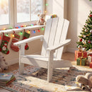 Set of 2 Kid's Adirondack Chair with with High Backrest and Armrests