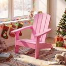 Set of 2 Kid's Adirondack Chair with with High Backrest and Armrests by DirectDeals