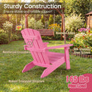 Set of 2 Kid's Adirondack Chair with with High Backrest and Armrests