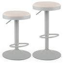Adjustable Bar Stools Set of 2 with Padded Seat