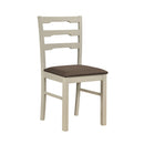 Upholstered Dining Chairs Set of 2 with Wood Frame by DirectDeals