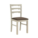 Upholstered Dining Chairs Set of 2 with Wood Frame by LJGDeals