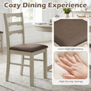 Upholstered Dining Chairs Set of 2 with Wood Frame by DirectDeals