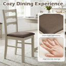 Upholstered Dining Chairs Set of 2 with Wood Frame by LJGDeals