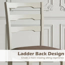Upholstered Dining Chairs Set of 2 with Wood Frame by LJGDeals