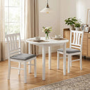 Upholstered Dining Chairs Set of 2 with Wood Frame by LJGDeals