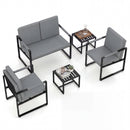 Set of 2 Mid Century Modern Single Sofa Chairs with Cushions