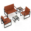 Set of 2 Mid Century Modern Single Sofa Chairs with Cushions by LJGDeals