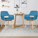 Set of 2 Modern Accent Armchairs by LJGDeals
