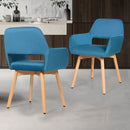 Set of 2 Modern Accent Armchairs by DirectDeals