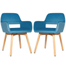 Set of 2 Modern Accent Armchairs by LJGDeals