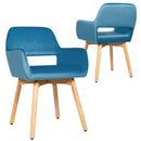 Set of 2 Modern Accent Armchairs by LJGDeals