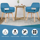 Set of 2 Modern Accent Armchairs by DirectDeals