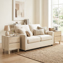 Wooden End Tables Set of 2 with Storage Drawers by DirectDeals