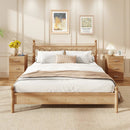 Set of 2 Nightstand with Charging Station End Table with 3 Storage Drawers Bedside Table for Bedroom by LJGDeals