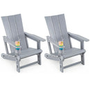 Adirondack Chairs Set of 2 with Cup Holders by DirectDeals