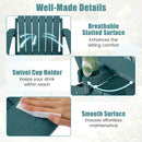 Folding Adirondack Chairs Set of 2 with Adjustable Backrest by DirectDeals