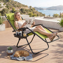 Zero Gravity Lounge Chairs Set of 2 with Cup Holders by LJGDeals