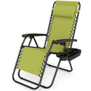 Zero Gravity Lounge Chairs Set of 2 with Cup Holders by DirectDeals