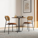 Set of 2 Rattan Dining Chair with Metal Legs by LJGDeals