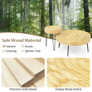 Set of 2 Solid Wood by LJGDeals