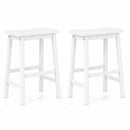 Saddle-Seat Counter Height Stools Set of 2 with Footrests by LJGDeals