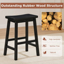 Saddle-Seat Counter Height Stools Set of 2 with Footrests by LJGDeals