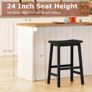 Saddle-Seat Counter Height Stools Set of 2 with Footrests by LJGDeals