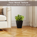 Square Taper Planter with Self-Watering System - Set of 2 by LJGDeals