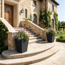 Square Taper Planter with Self-Watering System - Set of 2 by LJGDeals