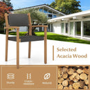 Set of 2 Stackable Outdoor Wicker Dining Chair by LJGDeals