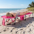 Adjustable Tanning Chaise Lounge Set of 2 with Face Hole by DirectDeals