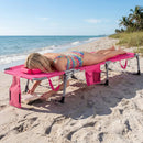 Adjustable Tanning Chaise Lounge Set of 2 with Face Hole by LJGDeals