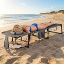 Adjustable Tanning Chaise Lounge Set of 2 with Face Hole by DirectDeals