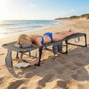 Adjustable Tanning Chaise Lounge Set of 2 with Face Hole by LJGDeals