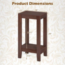 2-Tier End Tables with Storage Shelf, Set of 2 by DirectDeals