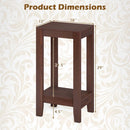 2-Tier End Tables with Storage Shelf, Set of 2 by LJGDeals