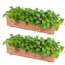 Wooden Raised Garden Bed Planter Box Set of 2 - Brown by LJGDeals