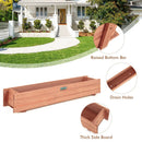 Wooden Raised Garden Bed Planter Box Set of 2 - Brown by LJGDeals