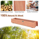 Wooden Raised Garden Bed Planter Box Set of 2 - Brown by LJGDeals