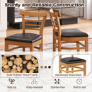 Set of 2 Wooden Dining Chair with Rubber Wood Legs for Restaurant by LJGDeals