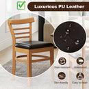 Set of 2 Wooden Dining Chair with Rubber Wood Legs for Restaurant by LJGDeals