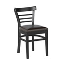 Set of 2 Wooden Dining Chair with Rubber Wood Legs for Restaurant by LJGDeals